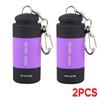 Outdoor Keychain Flashlight Rechargeable LED Mini Pocket Flashlight For Camping Hiking Emergencies