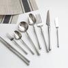 Stainless Steel Cutlery with Steak Cutter Mirror Polished Flatware Utensils Metal Spoons Forks Chopsticks Tableware for Home Parties
