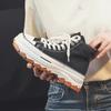 Canvas Thick Sole Raised Round Toe Casual Comfortable Breathable Rocking Shoes Fashionable and Versatile Sports Board Shoes