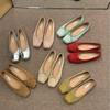 2025 Spring and Autumn New Flat-bottomed French Small Single Shoes Women's Shoes Korean Ballet Gentle Evening Shoes