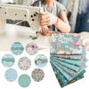 8Pcs Cotton Fabric Anti-Pilling Fadeless Tear Resistant Moisture Absorption Free To Cut DIY Washable Floral Patchwork Fabric Home Supply
