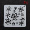 Layering Paper Card Wall Painting Scrapbooking Flower Template Embossing Christmas Hollow Stencils