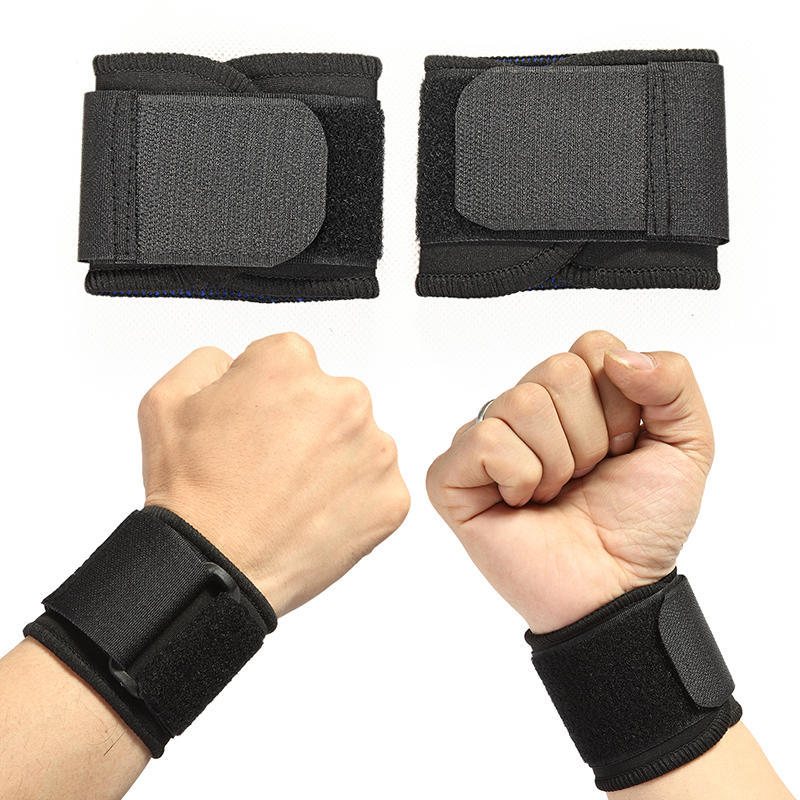 Adjustable Soft Wristbands Wrist Support Bracers for Gym Sports Wristband Carpal Protector Breathable Wrap Band Strap