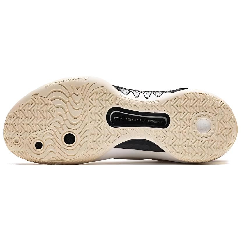 Anta Crazy Tide 5 Non-Slip Breathable Low-Top Nitrogen Technology Basketball Shoes Men Sneakers Brown Black 112411106-2