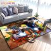 Anime Naruto 3D Printing Rug for Kitchen Doormat Bedroom Carpets for Living Room Laundry Bathroom Non-slip Floor Mat