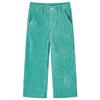 Children's Corduroy Trousers Mint Green 92/104/116/128/140