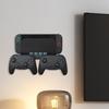 Metal Wall Bracket for Nintendo Switch2 Storage Organizer with 8 Game Card Holders and Controller Hooks Efficient Cooling