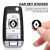New 14mm Car Key Emblem Stickers Auto Control Key Logo Accessories For Renault Dacia Markers Koleos Clio Laguna 2 Megane 2 3 Duster Logan Captur