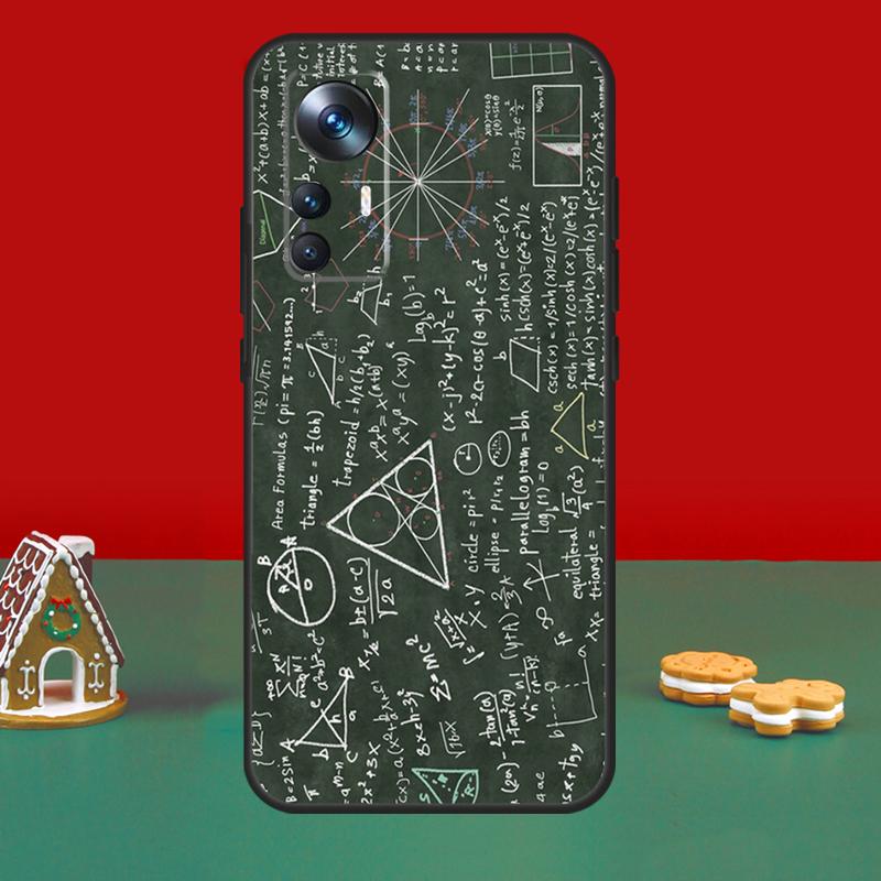 Symbol Math Science Physics Formulas Case For POCO X6 Pro M6 X3 X5 F3 F5 M5s Xiaomi 13 14 Ultra 12 Lite 11T 12T 13T Pro Cover