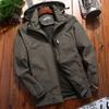 Весенне-осенняя мужская куртка для активного отдыха, ветрозащитная, водонепроницаемая, свободная, большого размера
