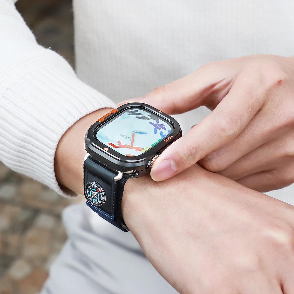 Metal Case for Apple Watch Ultra 3/2/1 49mm Series 11 10 9 8 7 6 5 4 46mm 45mm 44mm Aluminum Alloy Protector Watch Cover Bumper Frame