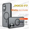 F7 for Magsafe Shockproof Matte Case for POCO F7 Hard Bumper Magnetic Wireless Charging Cover for POCO F 7