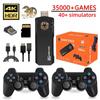 X8 Pro Wireless Video Game Console Built-in 35000+ Classic Games, 4K HDMI TV Output, Dual 2.4G Wireless Controller, 64G Nostalgic Game Stick