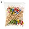 Salad Sandwich Toothpicks Food Fruit Cocktail Decor Bamboo Picks Handmade Toothpicks Fruit Sticks