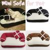 Cute Warm Double-Cushion Dog Bed Cotton Soft Sofa Pet House Dog Cat Beds Dog Kennel Pet Mat