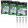 Authentic TOUR TEE PRO Blue X Gray 80mm Golf Tees of Conforms To USGAR A Easy To Tee Up (Set 3) - T-489-130, & Rules,