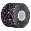 Breathable Elastic Kinesiology Tape, Pink Splash, 20 Precut Strips