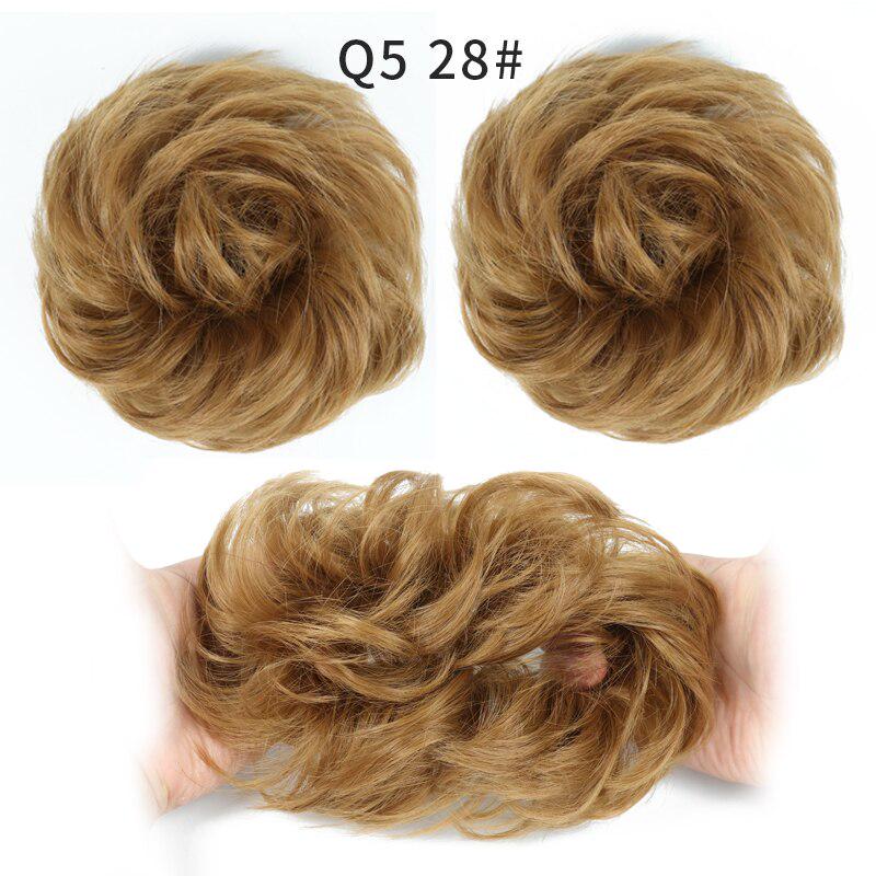 Women Ladies New Pony Tail Messy Curly Hair Extension Bun Hairpiece Scrunchie