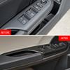 Carbon Fiber Interior Door Armrest Glass Button Decorative Stickers Modification Supplies for Honda Civic 10th 2017 18 2019 2020