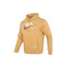 Nike Sportswear Hoodie With Printed Cafe Sole Logo Men Hoodies Yellow DX6513-722