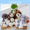 Forest Animal Lion Koala Elephant Sloth Frog Plush Toy Stuffed Doll Kids Gift