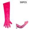 50Pcs Plastic Disposable Vet Glove Clear Farm Glove Non-toxic Cattle Sheep Glove  Midwifery