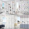 Waterproof Bathroom Curtain Mildew Proof Printed Shower Curtain High Quality Shower Curtain