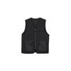Originals RYV Solid Color Zipper Vest Men Vests Black H11509