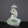 Ceramic Incense Burner Holder Waterfall Buddha Backflow Censer Lotus Guanyin Incense Holders Home Reading Room  Decor Ornaments