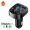 Car FM Transmitter Bluetooth 5.0 Aux Handsfree Wireless Car Kit Dual Usb Car Charger Auto Radio Fm Modulator MP3 Player Adapter