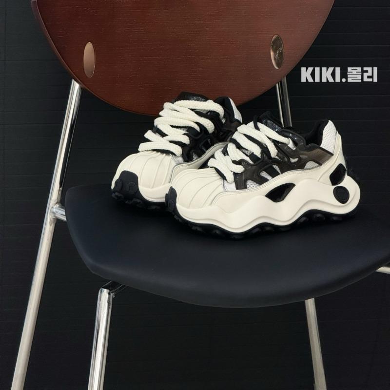 Retro Niche Color Matching Thick-soled Shell Head Casual Board Shoes Women's New Muffin Sole Sneakers Tide