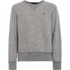 Polo Pony Embroidered Crew Neck Long Sleeve Sweatshirt Men Sweatshirt Gray 710717112-004