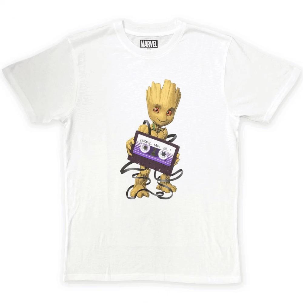Summer Movie New T-Shirt Guardians of the Galaxy Groot Wave Boys and Girls T-Shirt KID/Adult Casual Short Sleeve Top