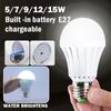 Rechargeable Emergency Led Light Bulb 5/7/9/12/15w Light Bulb Water Portable Spotlights The Smart Emergency Bulb Rechargeable Light