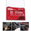 23Pcs Paint Spray Guns Cleaning Maintenance Brush Kit Cleaner Mini Brushes and Needles for Airbrush Nozzles Repair Tool