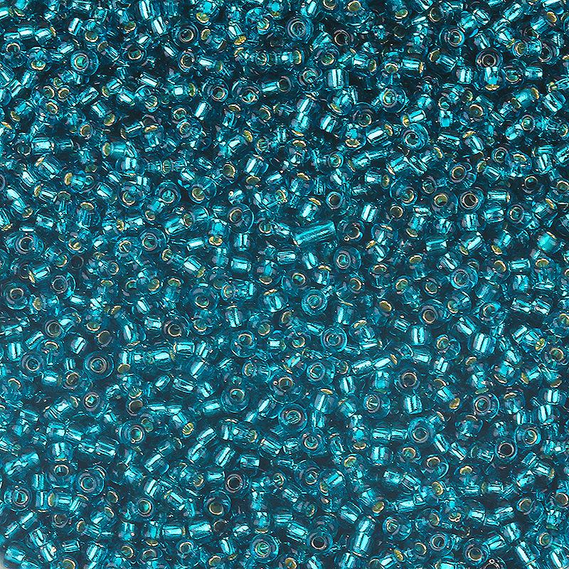 2mm Colored Transparent Silver Core Glass Seed Beads for DIY Jewelry Accessories
