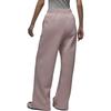 Jordan Flight Fleece Fashion Loose Straight Leg Fleece Pants Women Bottoms Oxford-Pink FV7156601