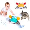 Dancing Crab Run Away Toys Baby Crawling Escape Crabs Toys Kids Electronic Toys USB Charging Interactive Toddler Tummy Time Toys
