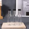 6Pcs 50Ml Mini Clear Pet Refillable Wine Bottles Small Bottles For Party Wedding Liquor Bottles With Leak Proof Screw Lid