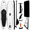 VidaXL Inflatable SUP Board Set with Sail Paddleboard Surfing Paddle Indestructible and UV Resistant Men 92736