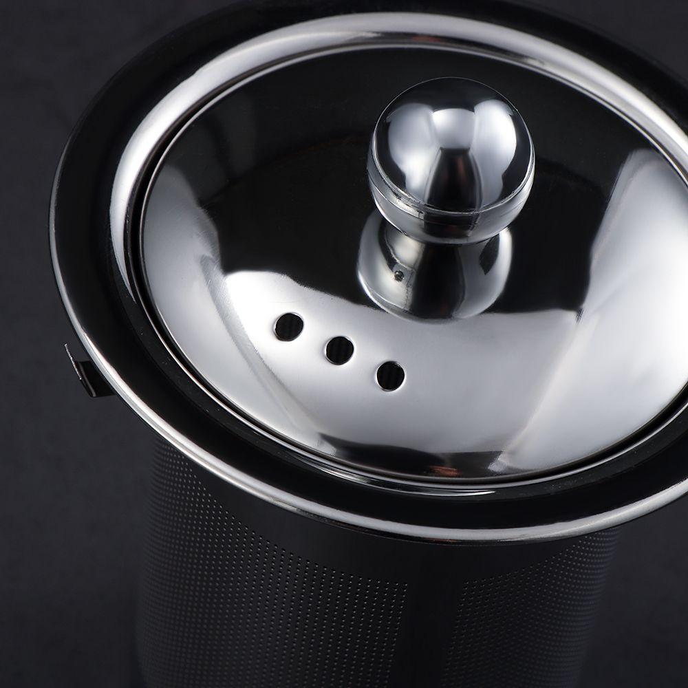 Infuser Fine Coffee Mesh Stainless Steel Tea Strainer Lid Filters