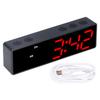 Training Timer LED Digital Timer Multifunctional Electronic Desktop Clock for Bedroom Fitness