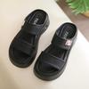Lightweight Half Woman's Sandal For Flat Slippers Black School Shoes Sneakers Sports Famous Brands What's Shuse Maker