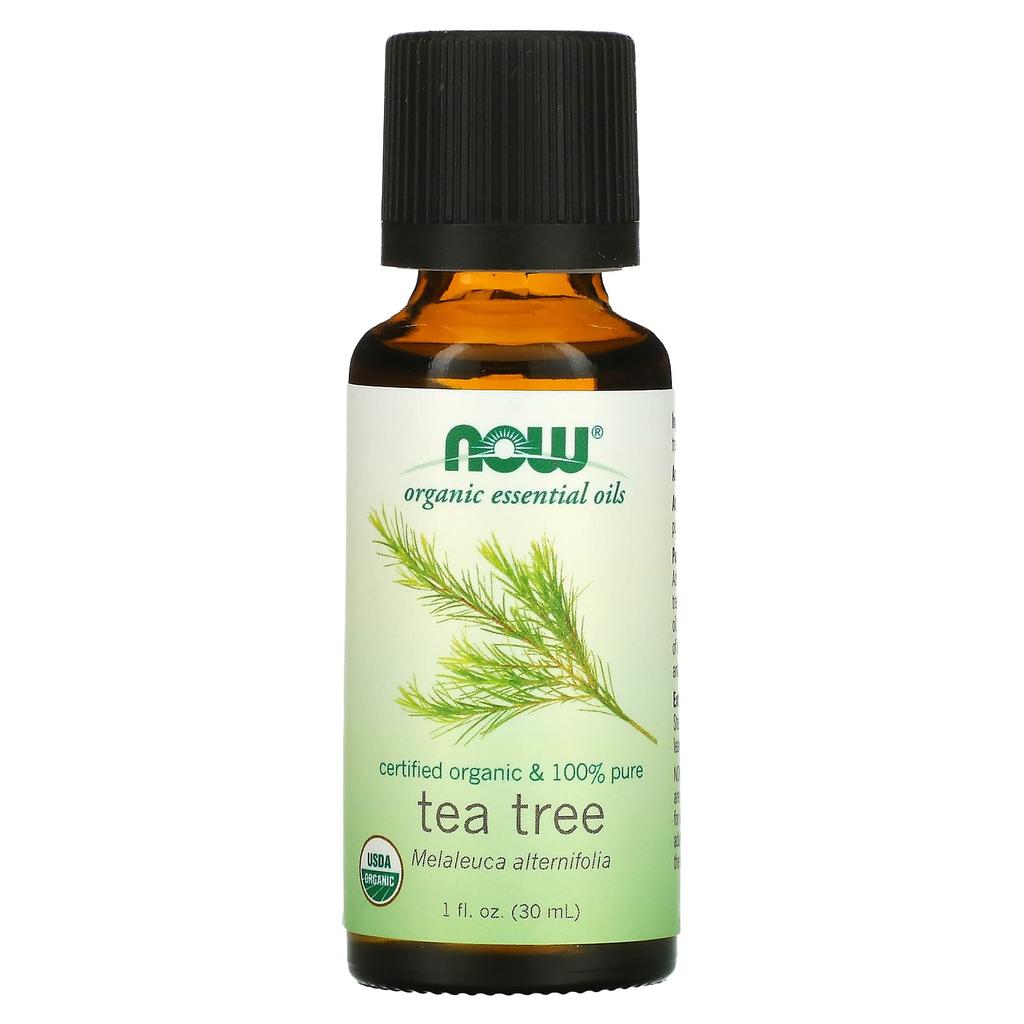 Now Foods Organic Essential Oil, Tea Tree, 1 Fl Oz (30 Ml)