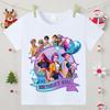 KPop Demon Hunters T-shirts for Children Cartoon Number Printed Short-sleeved Top Girls Summer Fashion T-shirt Birthday Clothes
