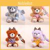 Bear Cute Teddy Keyring Pp Cotton Filling Girls Backpack Decoration Gift Pendant