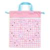 Sanrio Mukle Dreamy Drawstring Bag with Handle (Check)