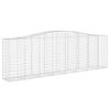 VidaXL 5x Arched Gabion Baskets Arched Gabion Cages Gabion Walls Garden Fences Terrace Outdoor 3145972