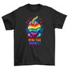 'Pride_100'' Rainbow Heart T-shirt - Wear Your Pride! Funny and Colorful Tee, Uni