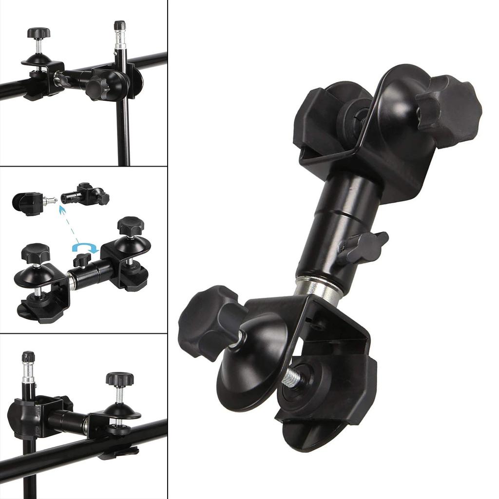 Двусторонний U-образный зажим для штатива камеры, зонта, крепление, водонепроницаемый штатив для фотокамеры, аксессуар для зеркальной фотокамеры